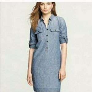 J Crew Chambray Shirtdress size 12